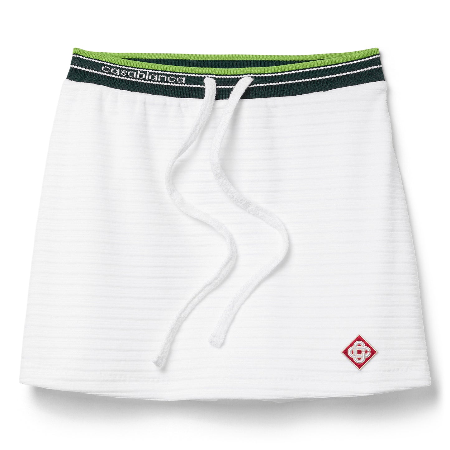 Casablanca Hippie Tennis Skirt (White)