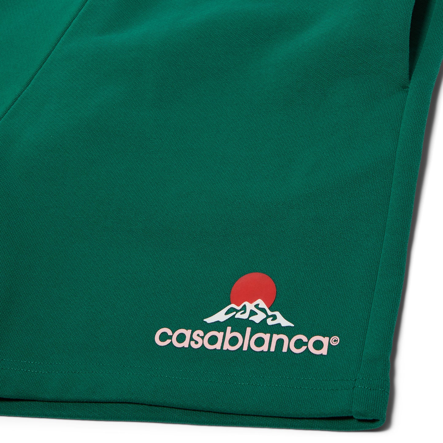 Casablanca Montagne Printed Sweatshorts (Green)