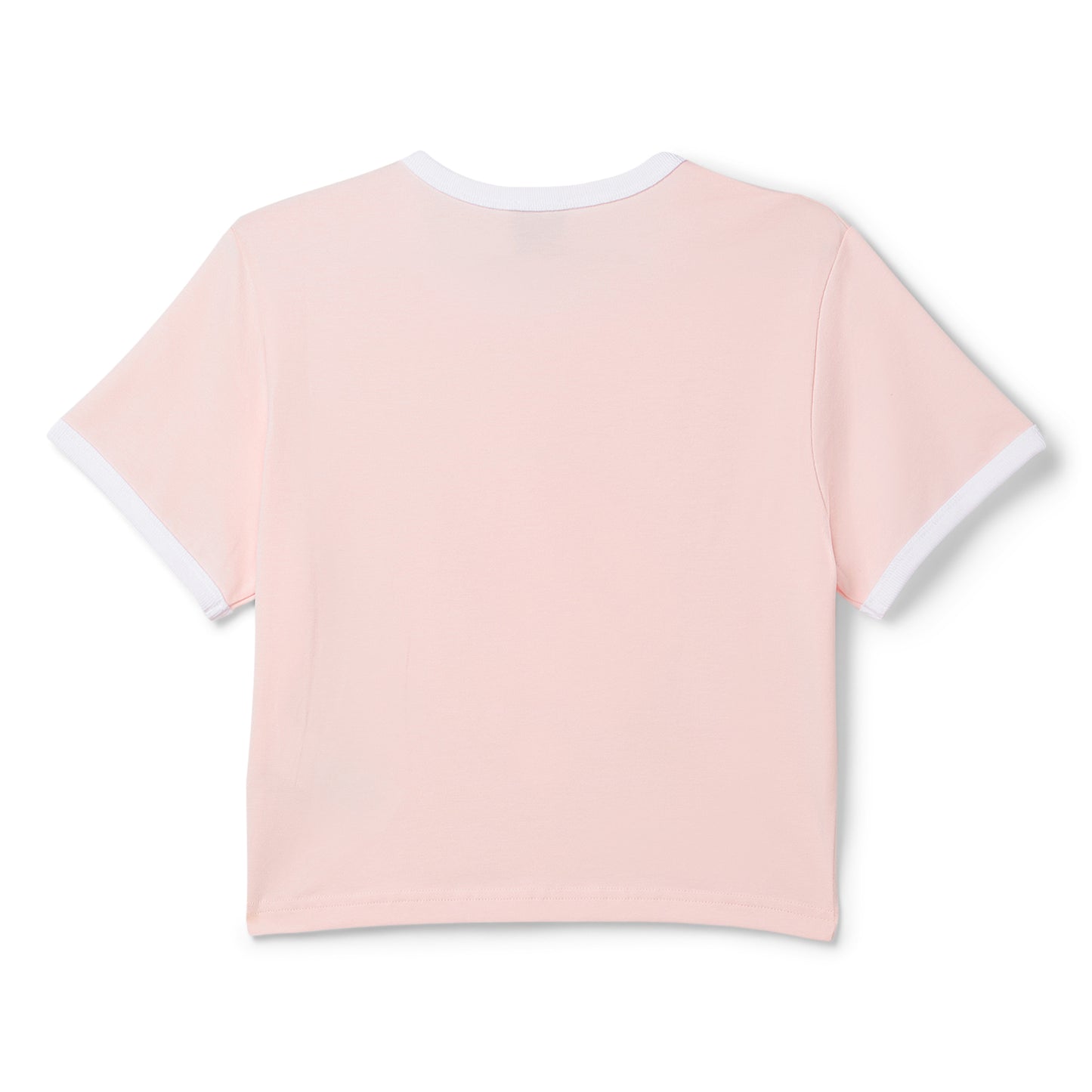 Casablanca Mushroom Emblem Cropped Tee (Pink)