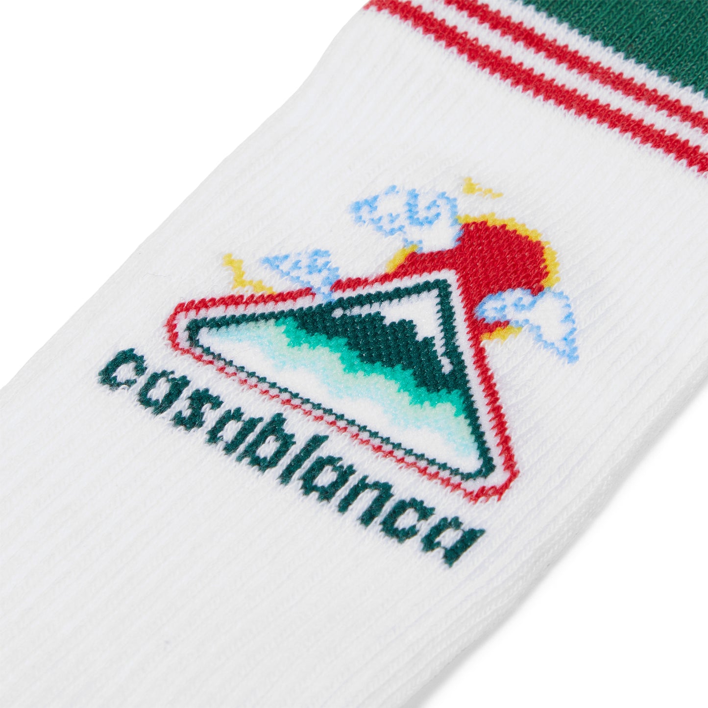 Casablanca Montagne Ondulee Socks (White)