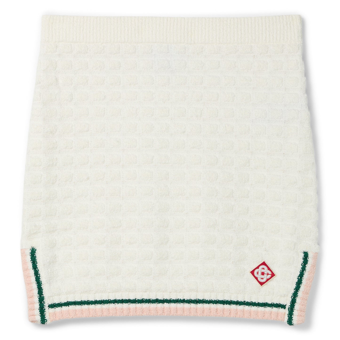 Casablanca Boucle Mini Skirt (White)