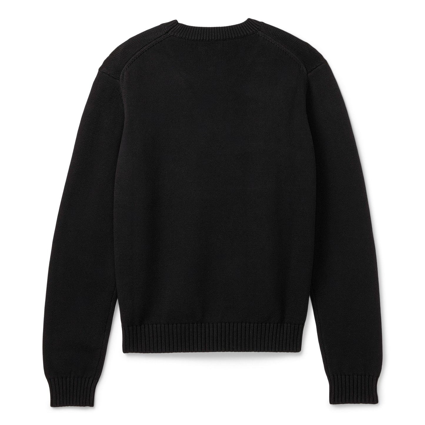 Casablanca Embroidered Mushroom Sweater (Black)