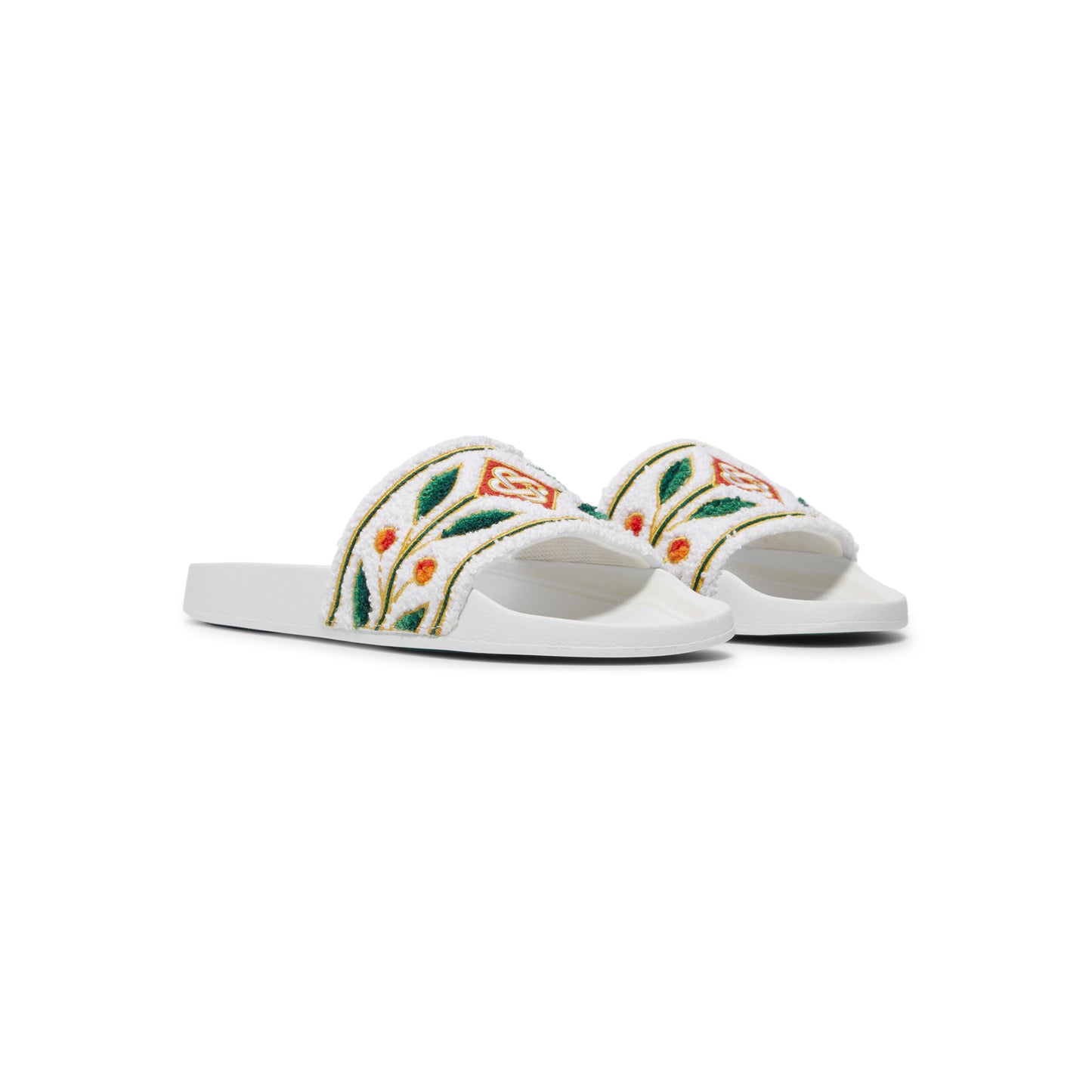 Casablanca Laurel Terry Slider (White)