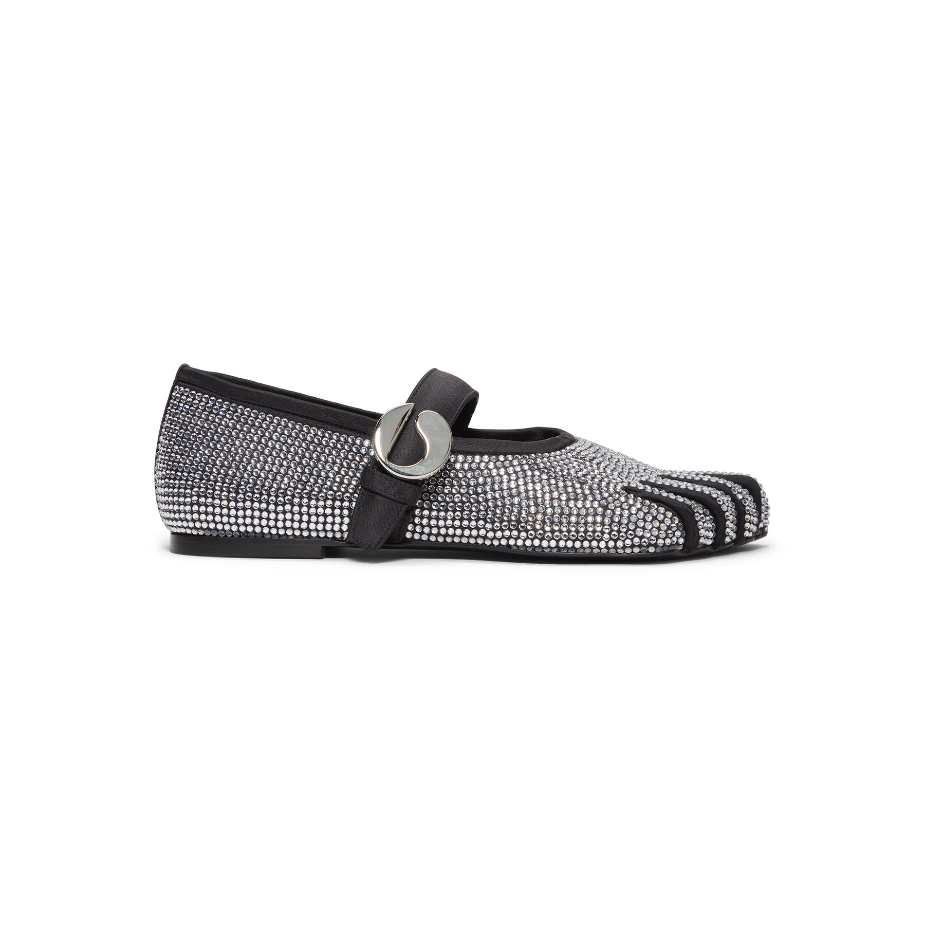 フラットシューズ Coperni CRYSTAL-EMBELLISHED FIVE-TOE BALLERINA BELT FLAT COPERNI Crystal-Embellished Five-Toe Ballerina Belt Flat