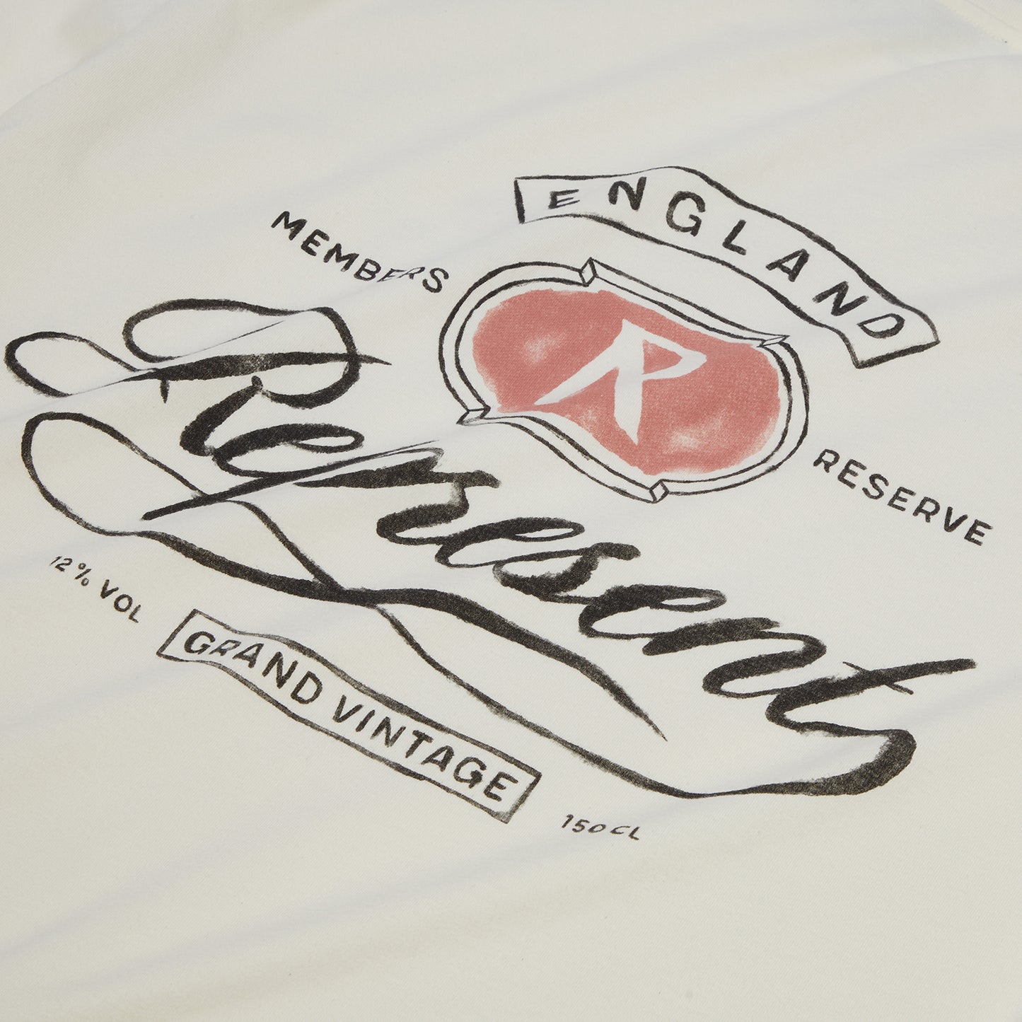 REPRESENT Grand Vintage Hand Drawn T-Shirt (Aged White)