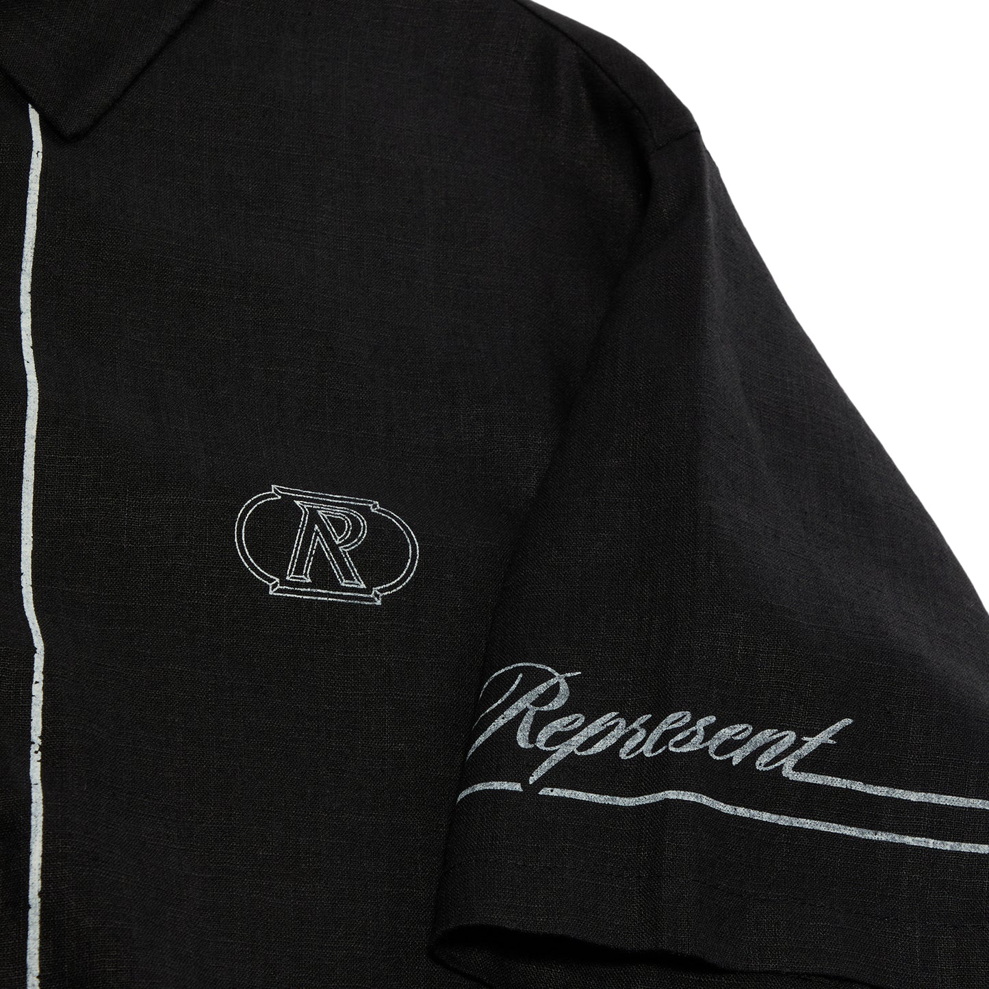 REPRESENT Border Shirt (Jet Black)