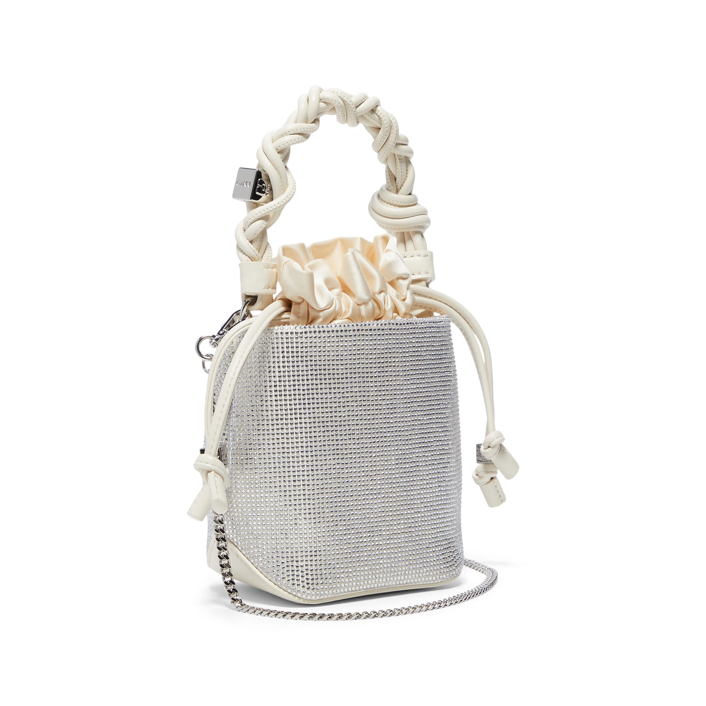 GANNI Mini Bou Bucket Bag (Egret)