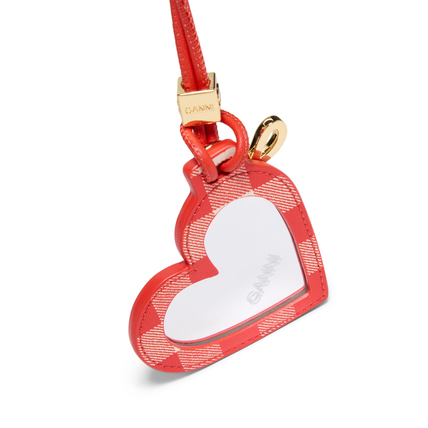 GANNI Bou Heart Mirror (Red Alert)