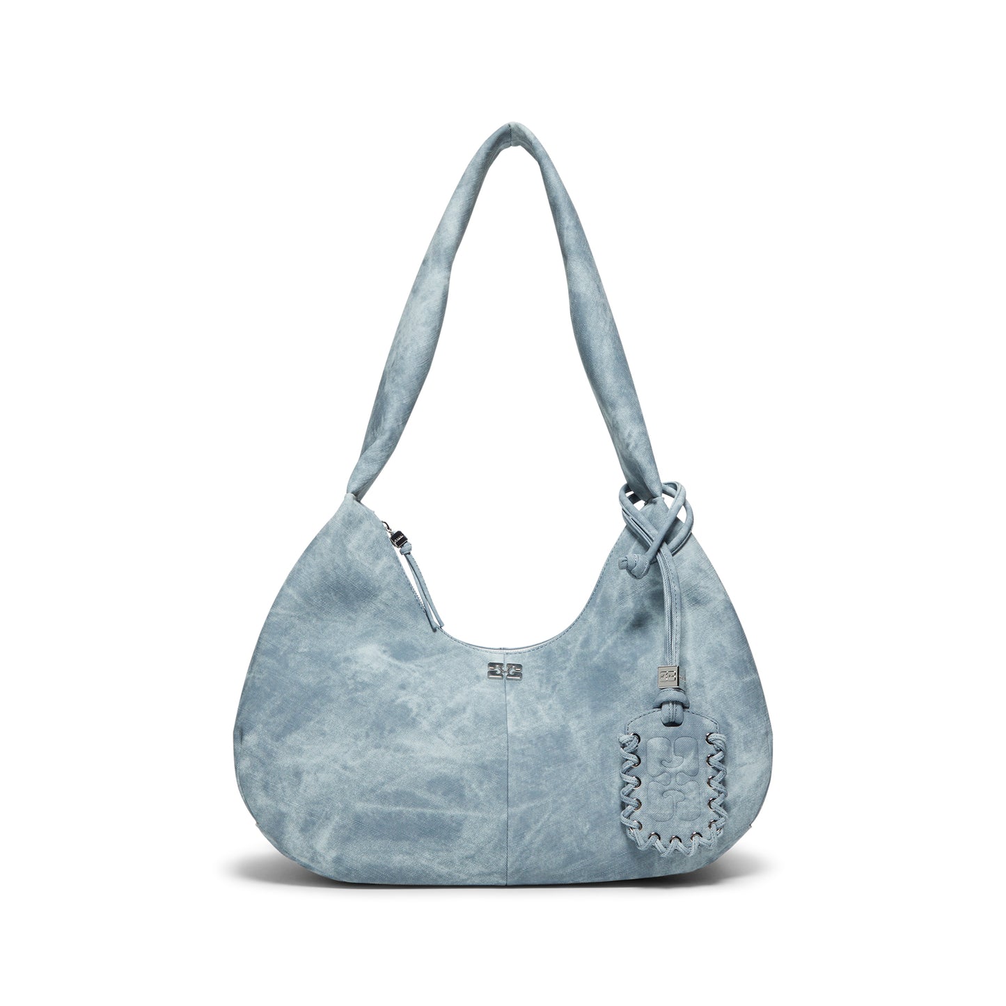 GANNI Bou Bag Hobo Medium Bleached (Celestial Blue)