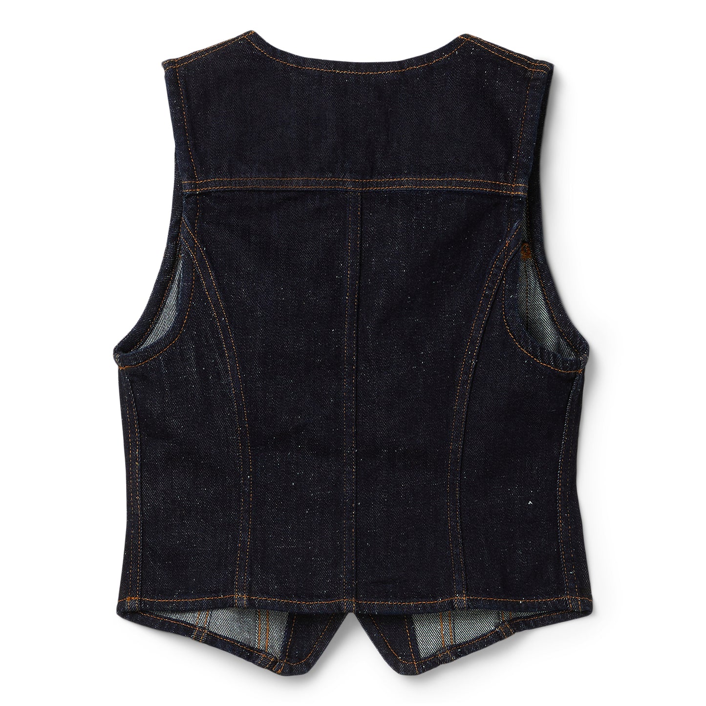GANNI Neppy Denim Vest (Dark Blue Stone)