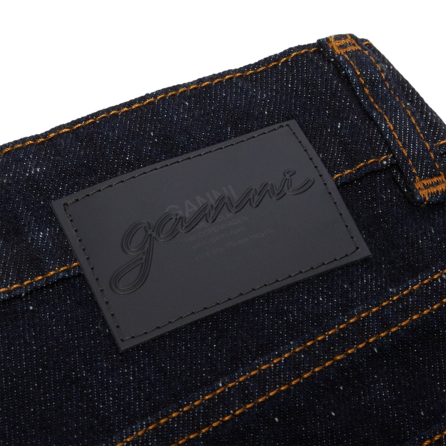 GANNI Neppy Denim Carpenter Jeans (Dark Blue Stone)
