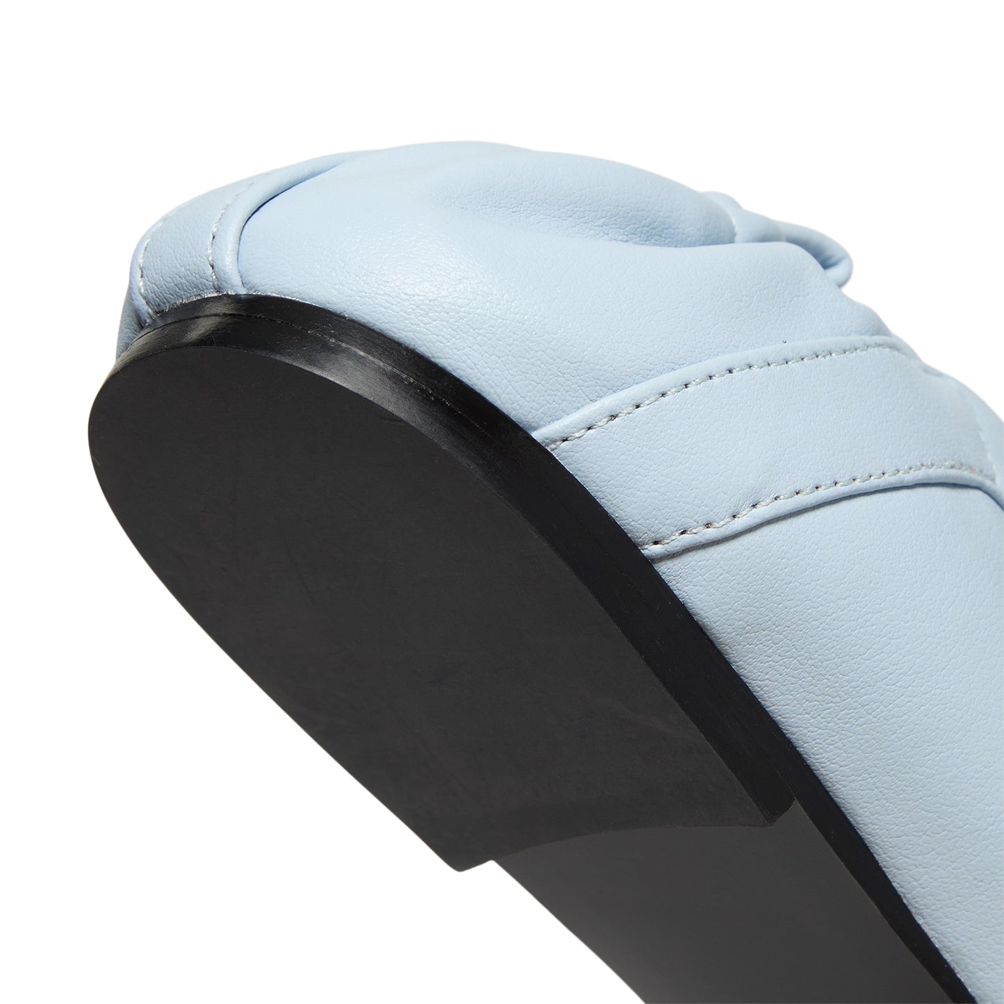 GANNI Eyelets Lace Up Ballerina (Niagara Mist)