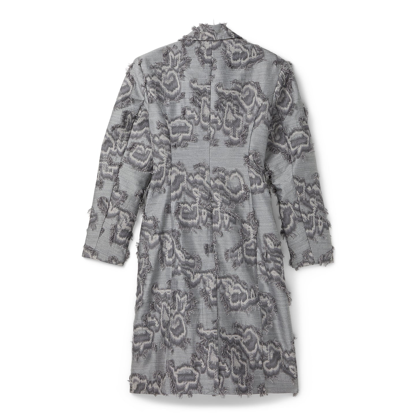 GANNI Fil Coupe Suiting Coat (Mockingbird)