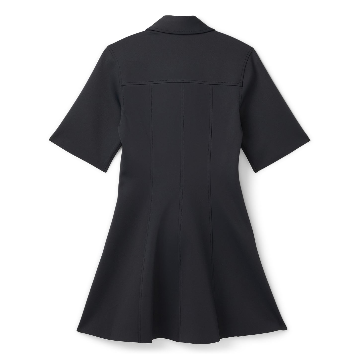 GANNI Scuba Neoprene Fitted Mini Dress (Phantom)