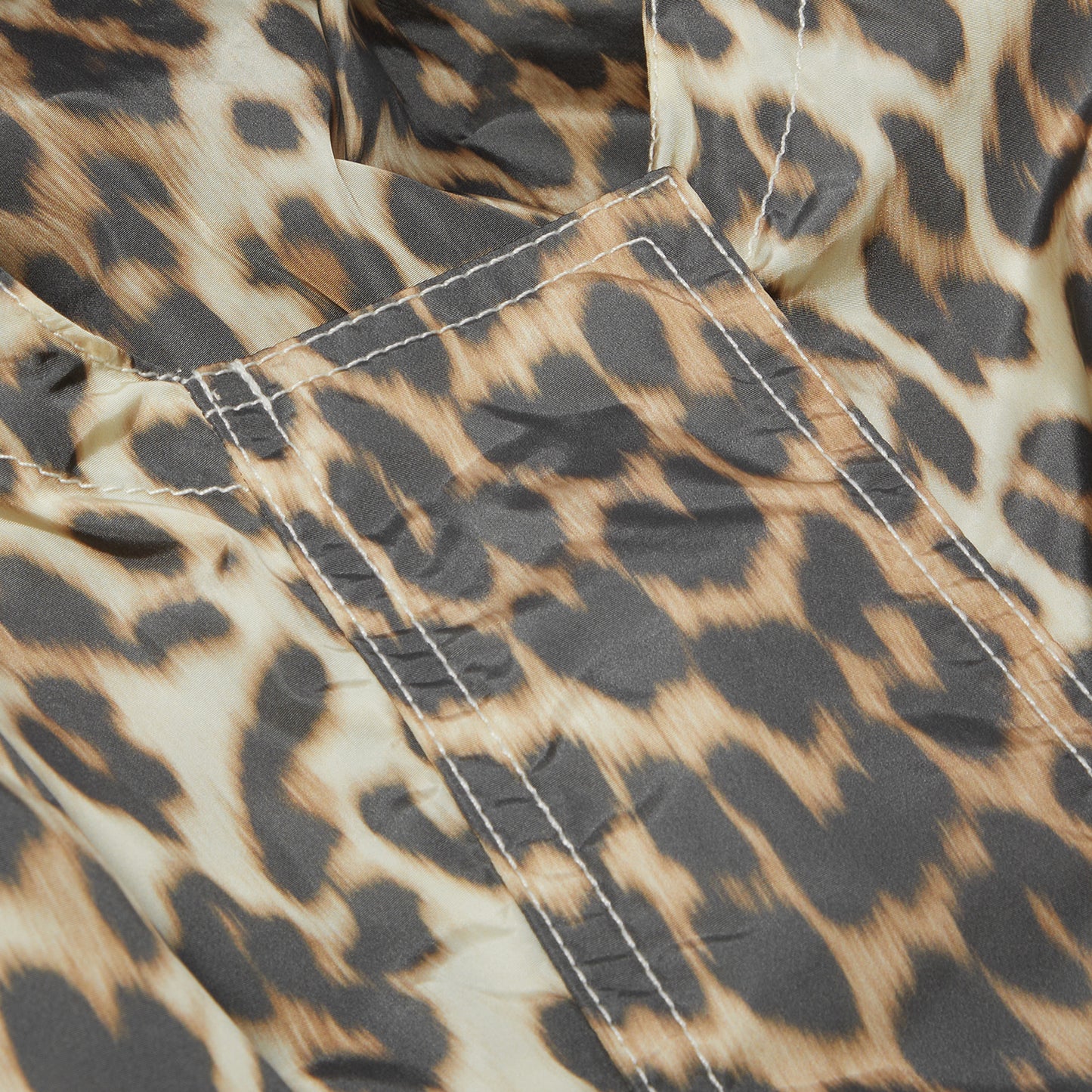 GANNI Flyweight Nylon Jacket (Almond Milk)