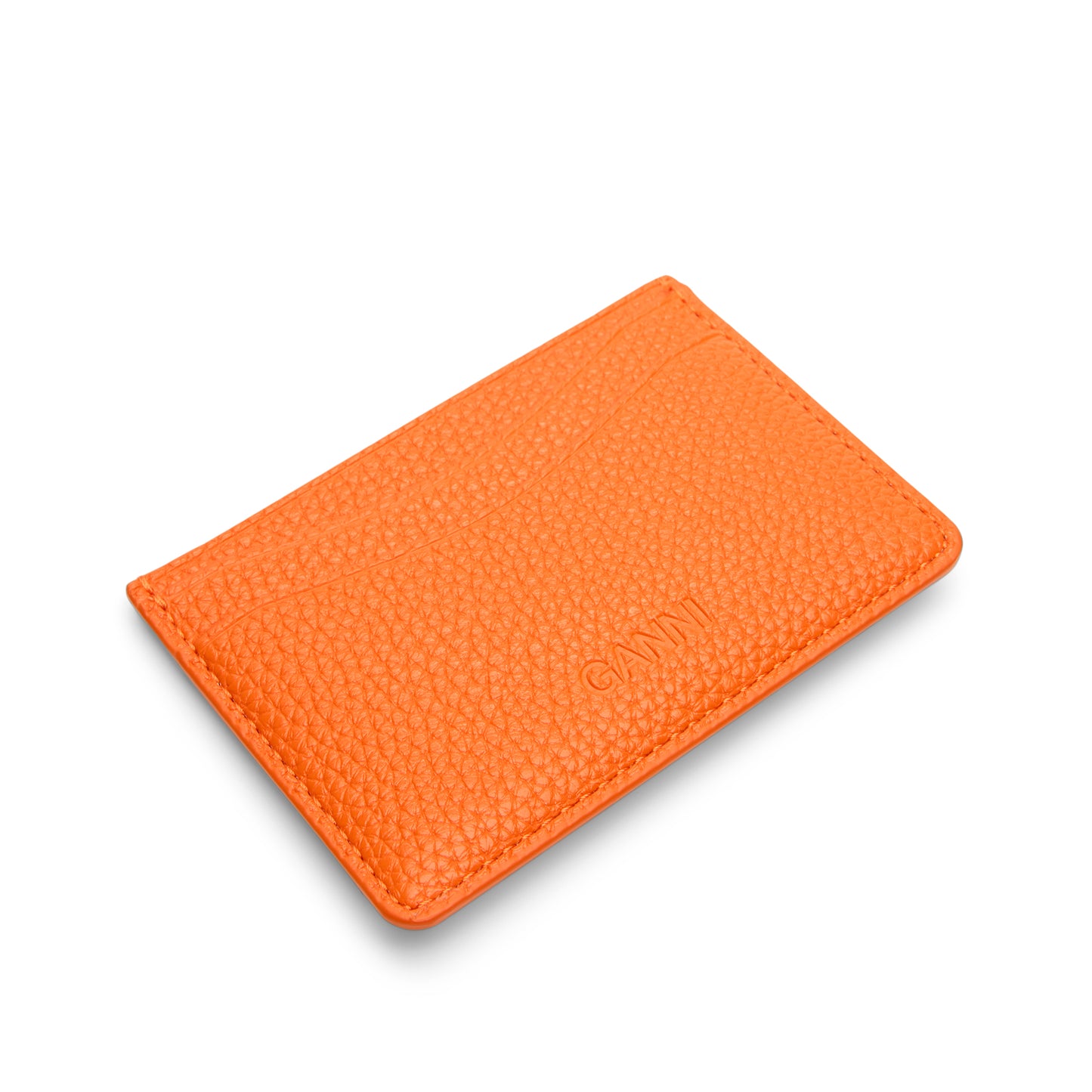 GANNI Bou Card Holder (Russet Orange)