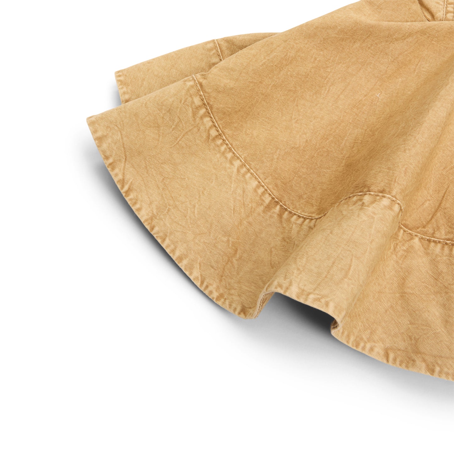 GANNI Washed Peplum Shirt (Lark)