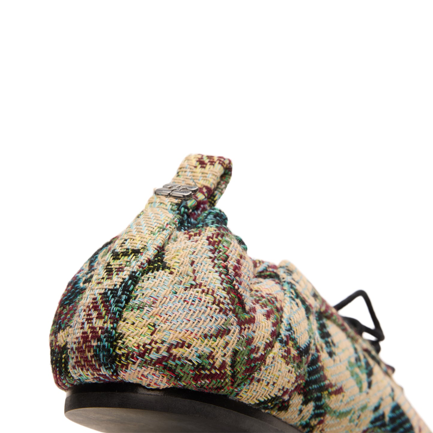 GANNI Lace Up Ballerina Tapestry (Jadeite)