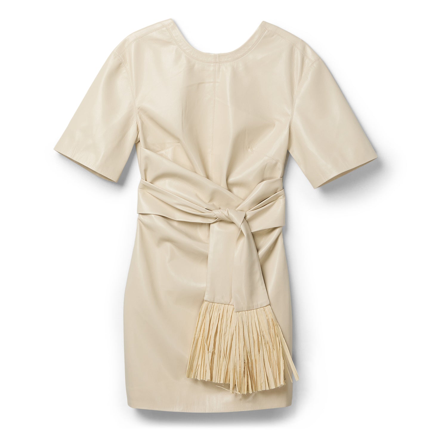 Nanushka Maryl Dress (Chalk/Creme)