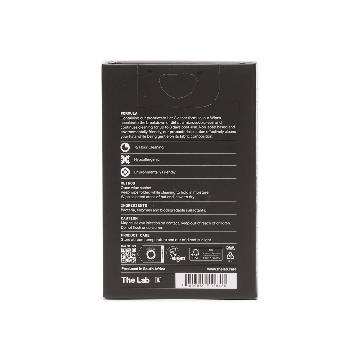 The Lab Hat Care Wipes (12 pack) (Multi)
