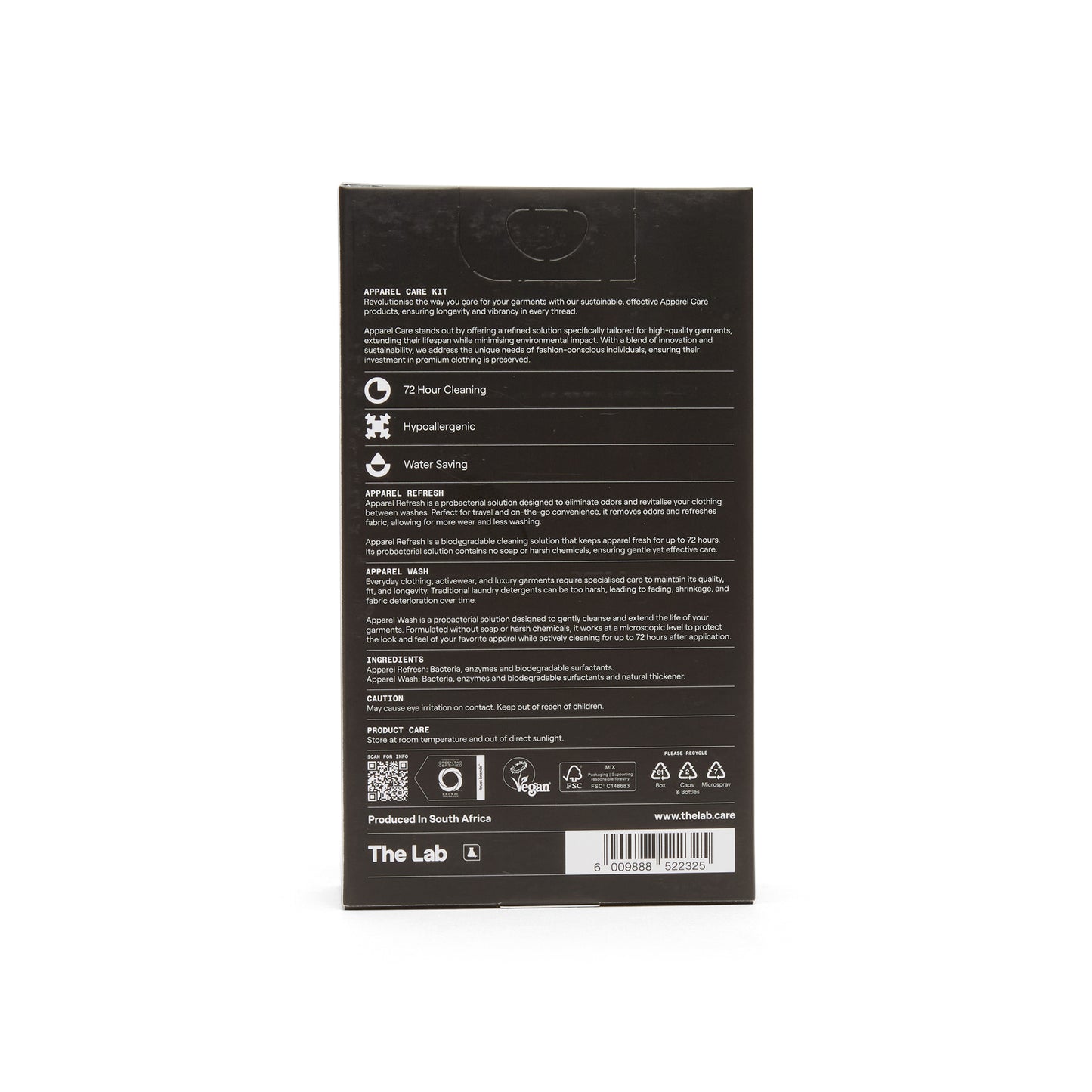 The Lab Apparel Care Kit (Multi)