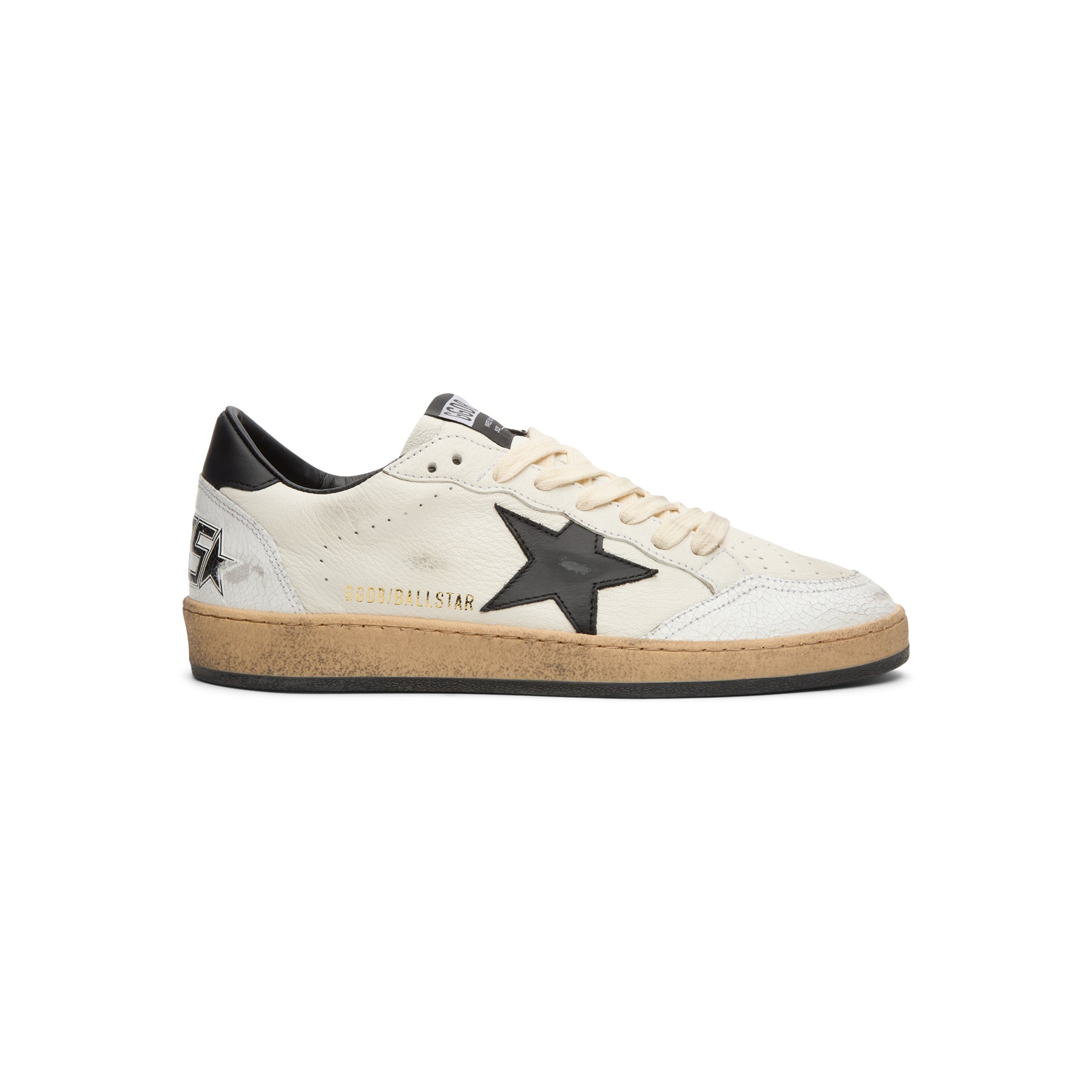 Golden Goose Ballstar Nappa Upper Leather Star And (White/Black