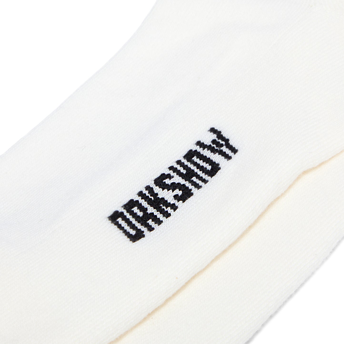 Rick Owens DRKSHDW Hollywood Knee High Socks (Milk/Black)
