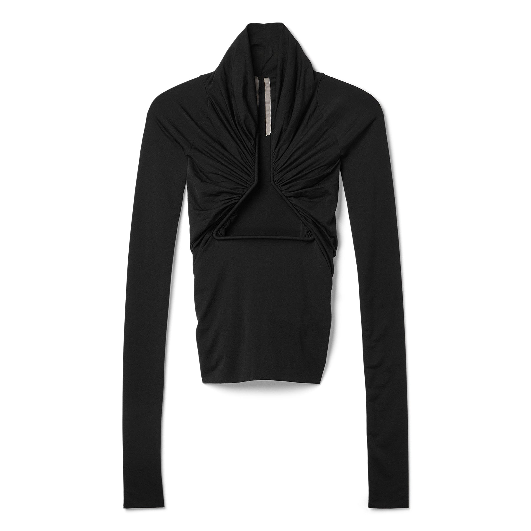 Tシャツ・カットソー Rick Owens Black Cotton Allanah Long Sleeves Top Rick Owens Allanah long sleeves top | The Fashion Square