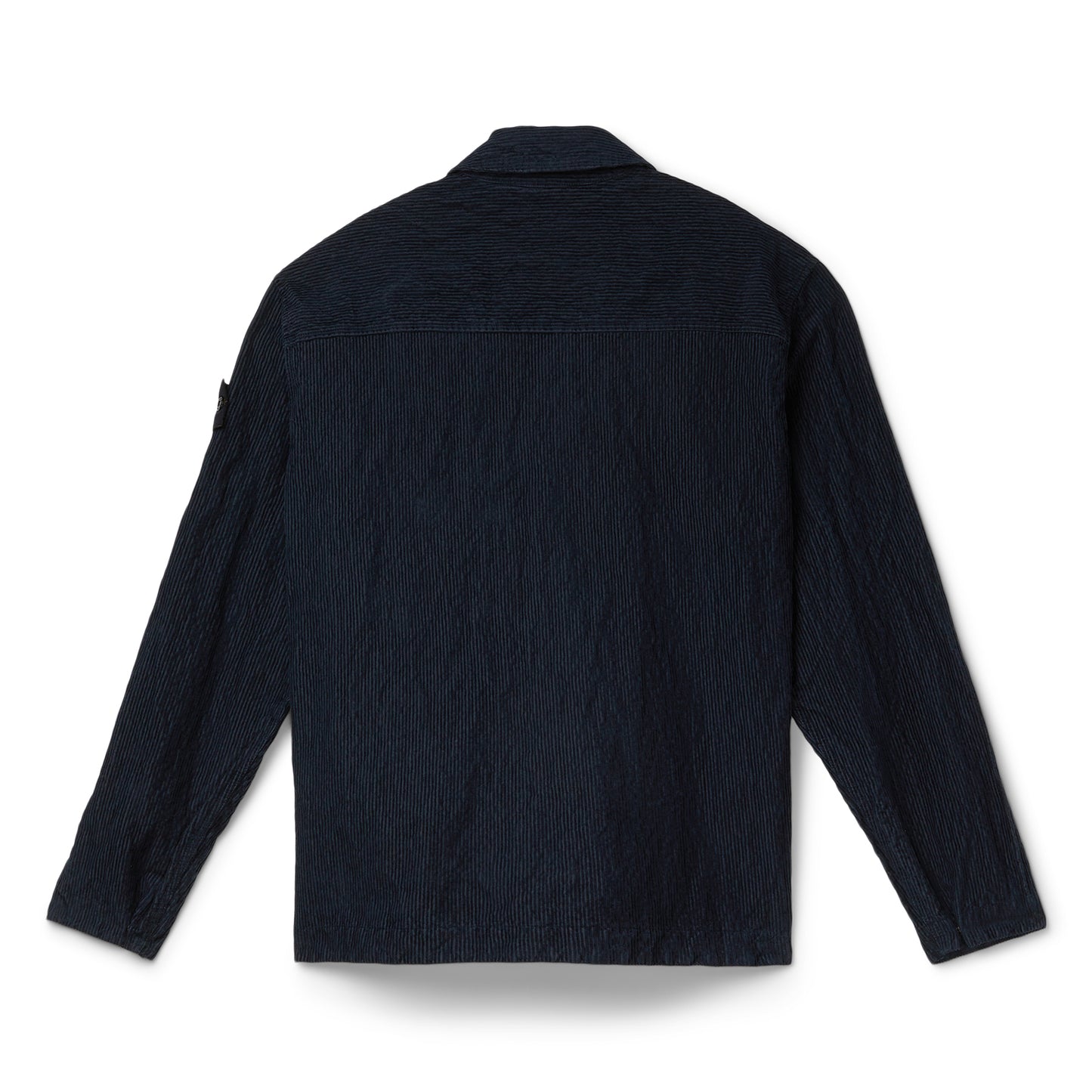 Stone Island Wrinkled Corduroy Overshirt (Navy Blue)