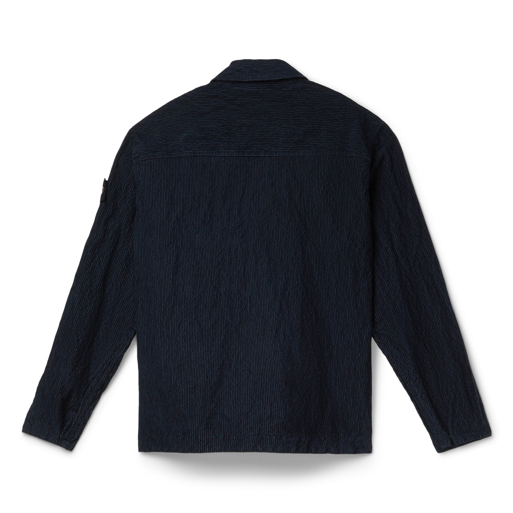 Stone Island Wrinkled Corduroy Overshirt (Navy blue)