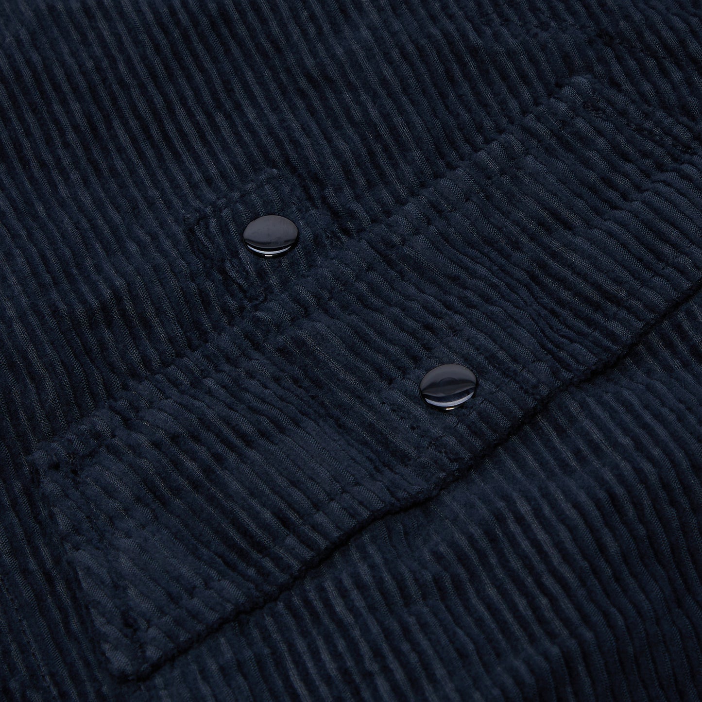 Stone Island Wrinkled Corduroy Overshirt (Navy Blue)