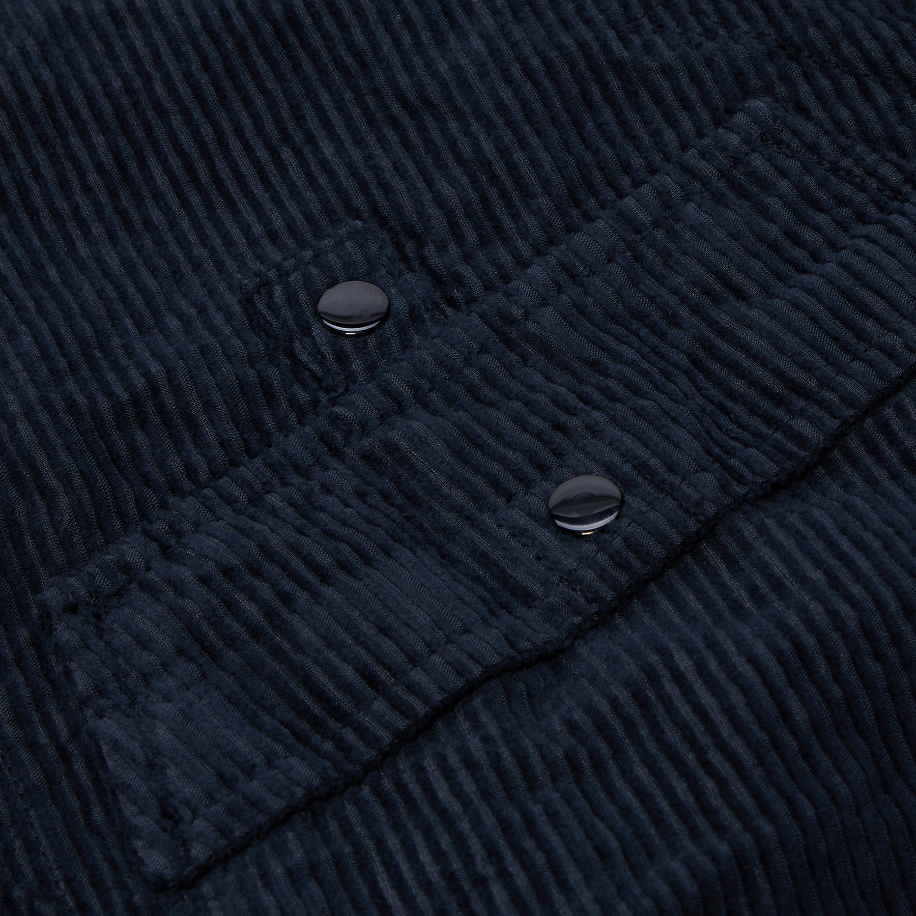 Stone Island Wrinkled Corduroy Overshirt (Navy blue)