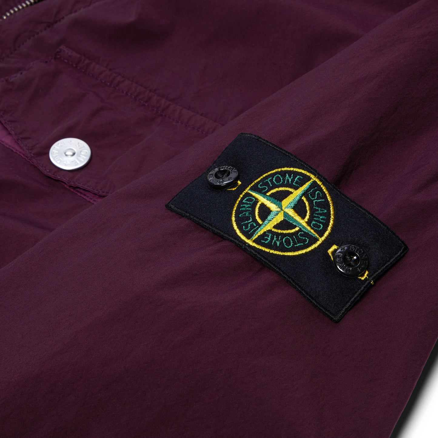 Stone Island Hooded Field Jacket (Amaranth)