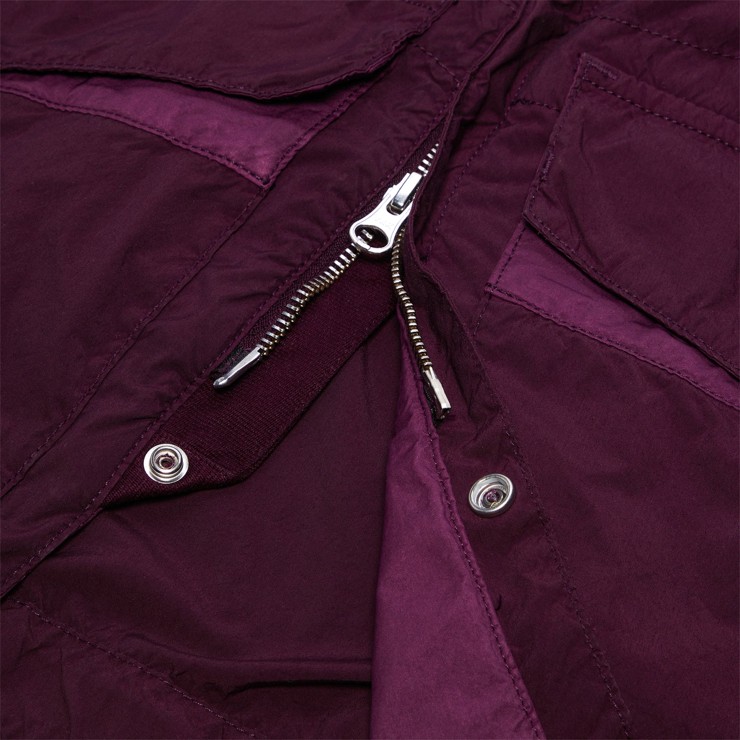Stone Island Hooded Field Jacket (Amaranth)