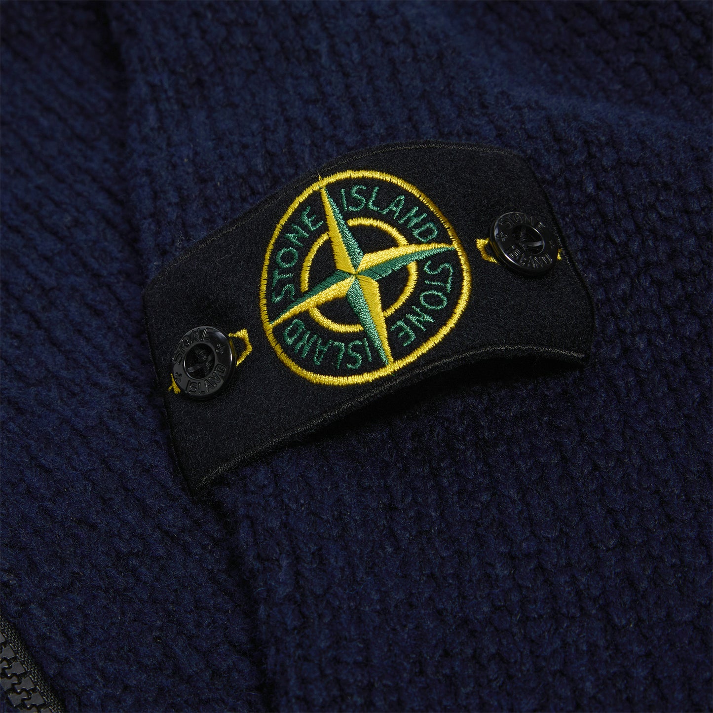 Stone Island Zip Sweater (Navy Blue)