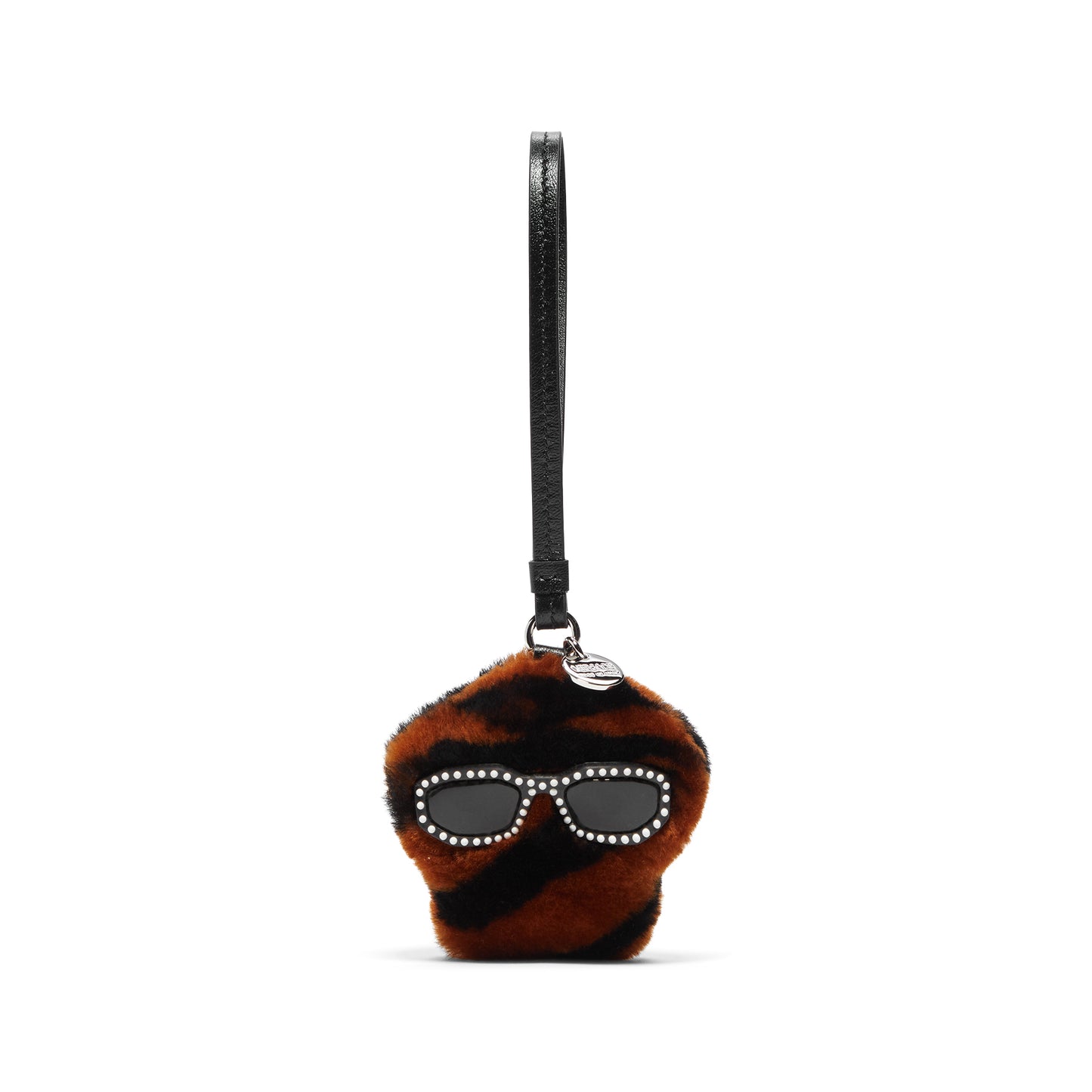Versace Medusa Fluffy Charm (Tiger/Black)