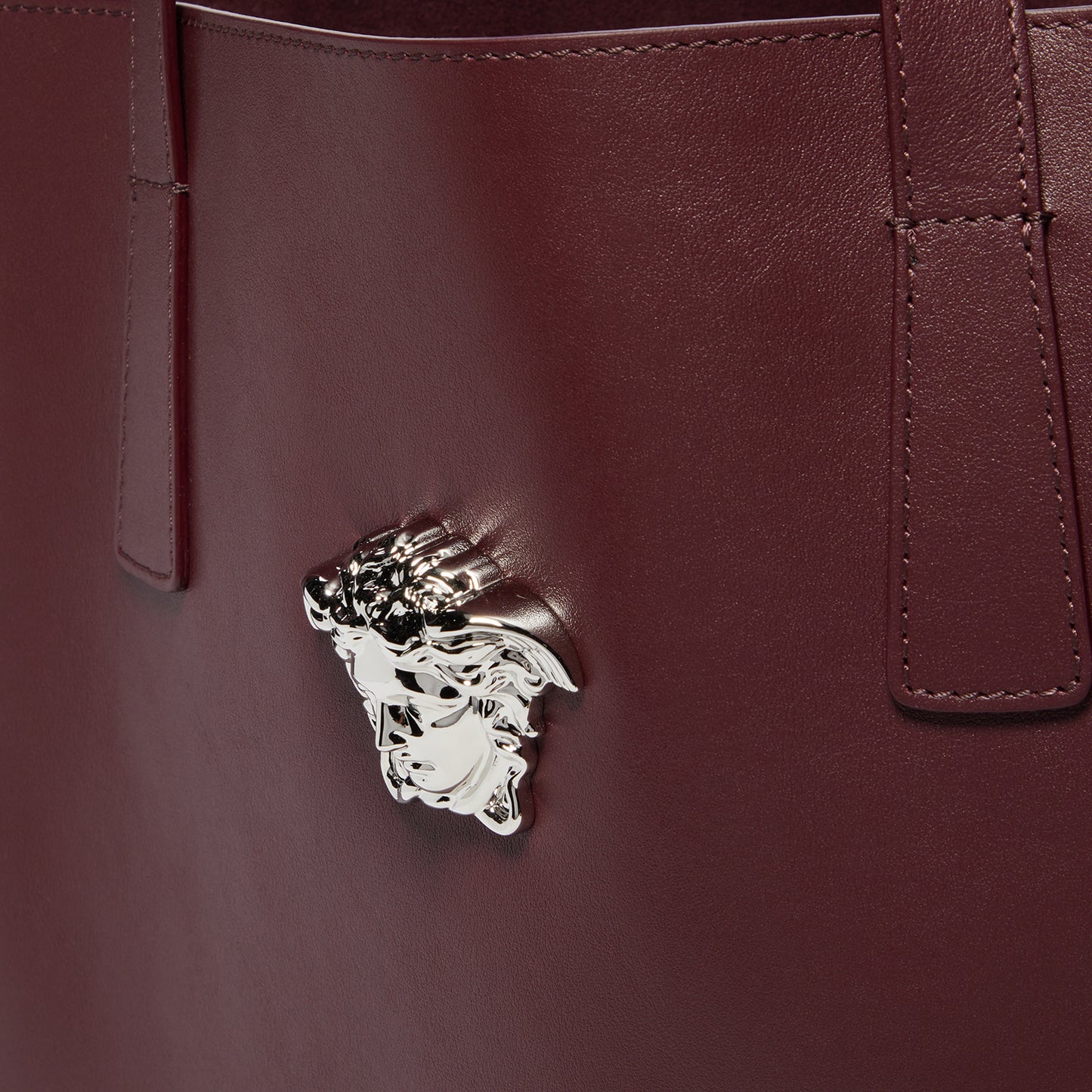 Versace La Medusa Tote Bag (Burgundy)