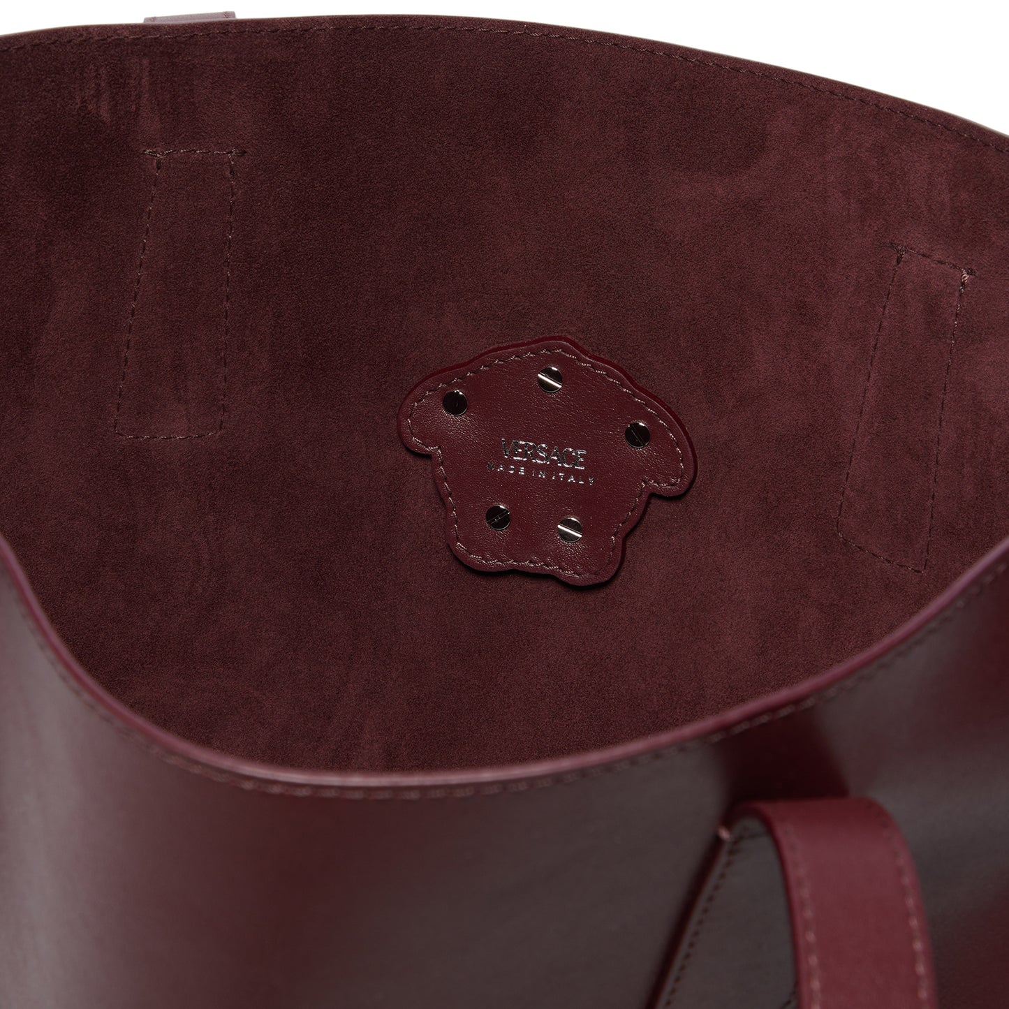 Versace La Medusa Tote Bag (Burgundy)