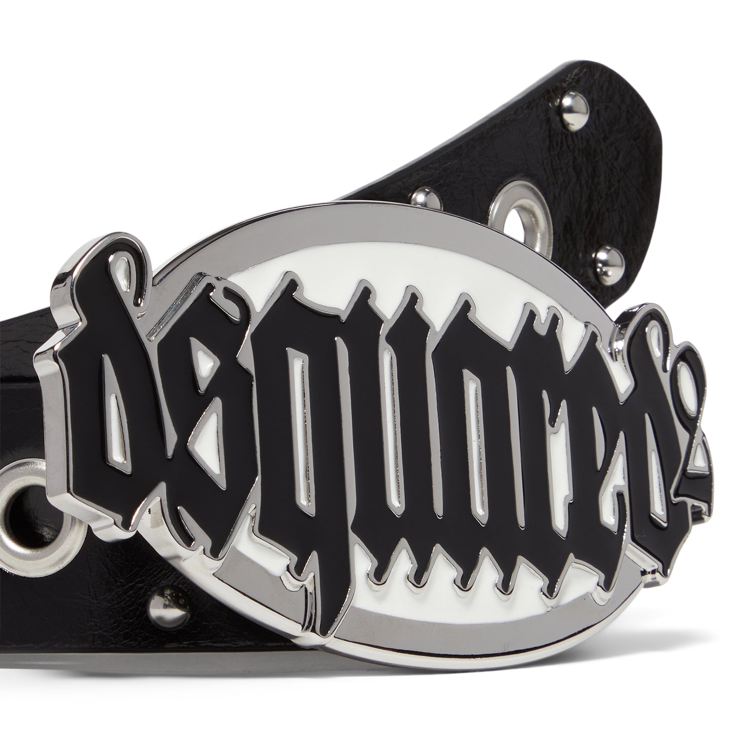 Dsquared2 Gothic Plaque Belt (Black)