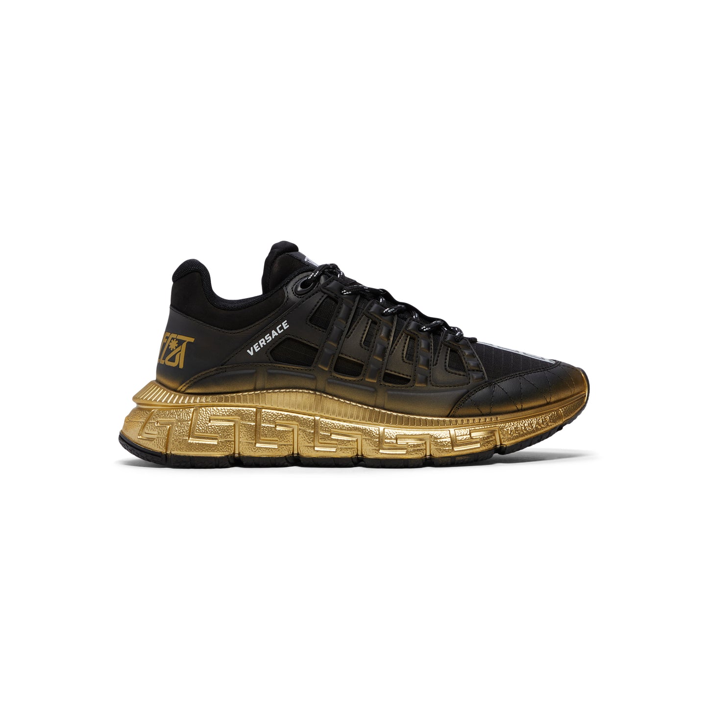 Versace Trigreca Sneaker (Black/Gold)