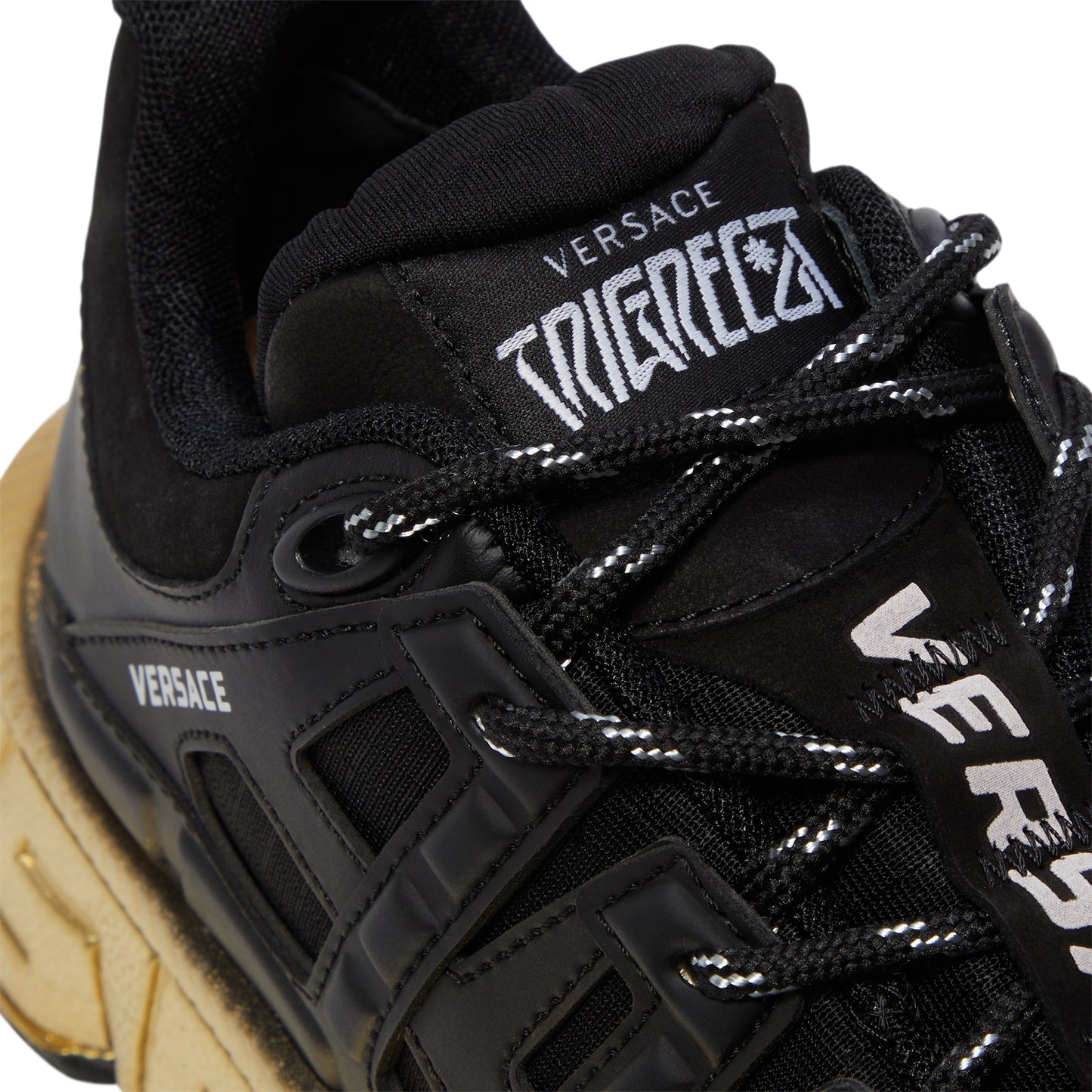 Versace Trigreca Sneaker (Black/Gold)