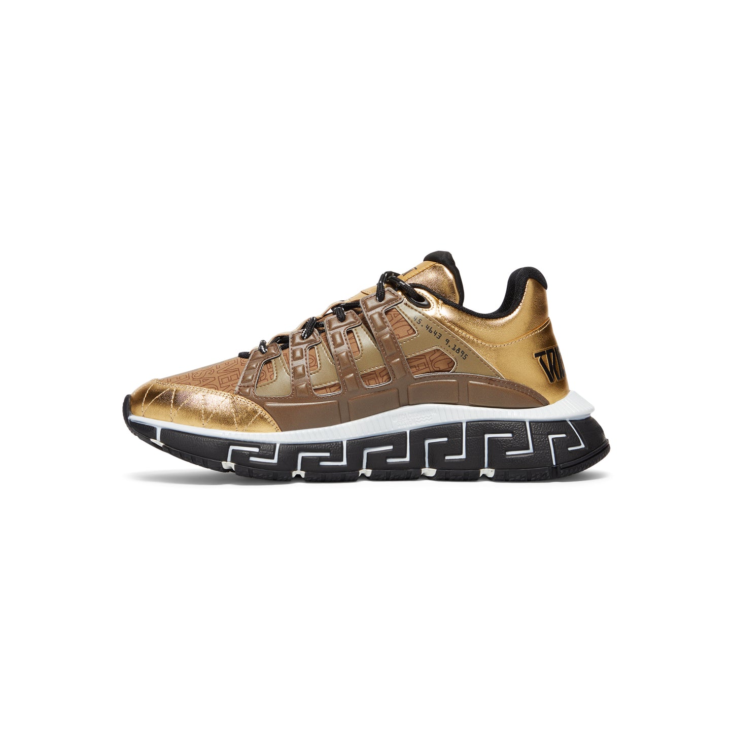 Versace Trigreca Sneaker (Gold/Brown/Beige)