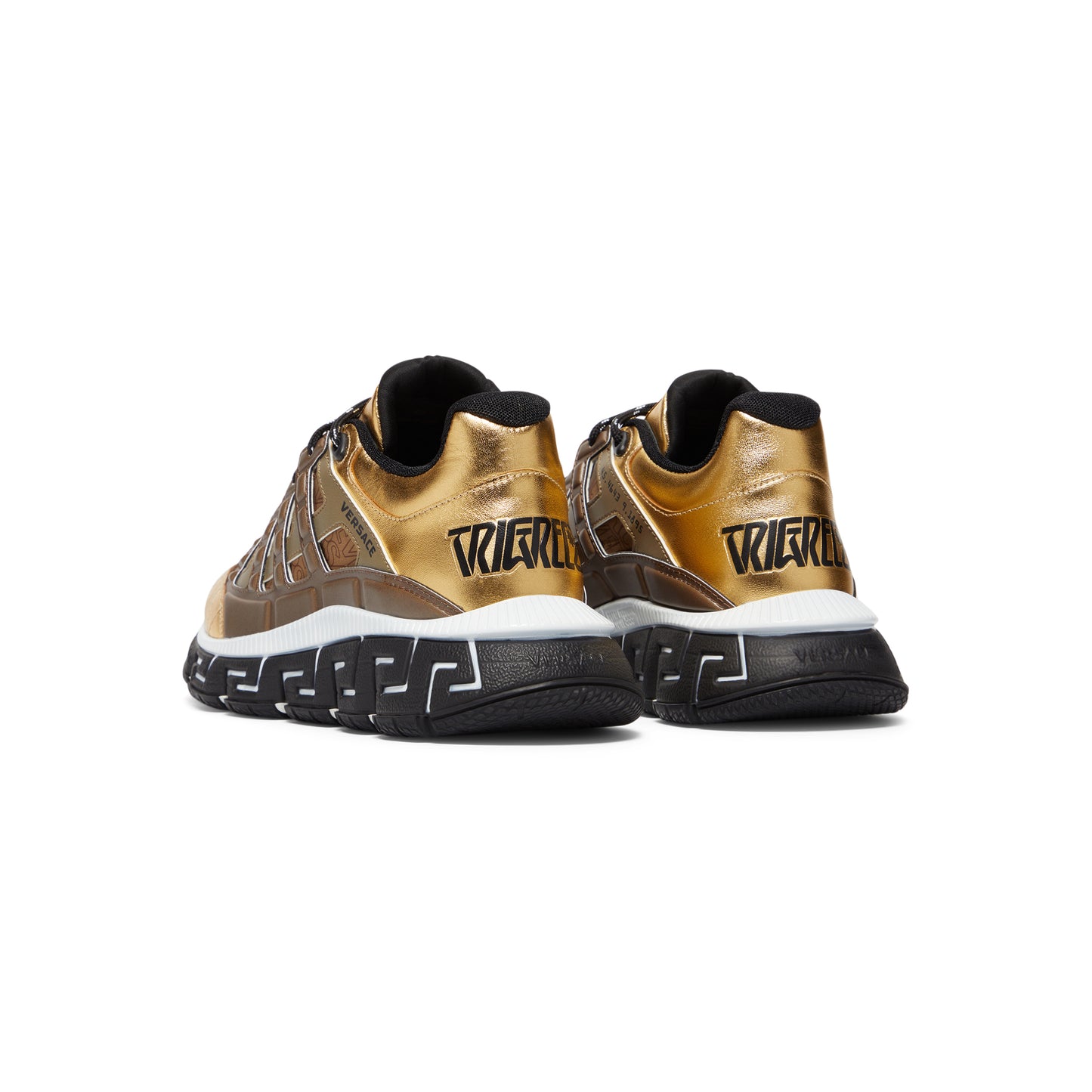 Versace Trigreca Sneaker (Gold/Brown/Beige)