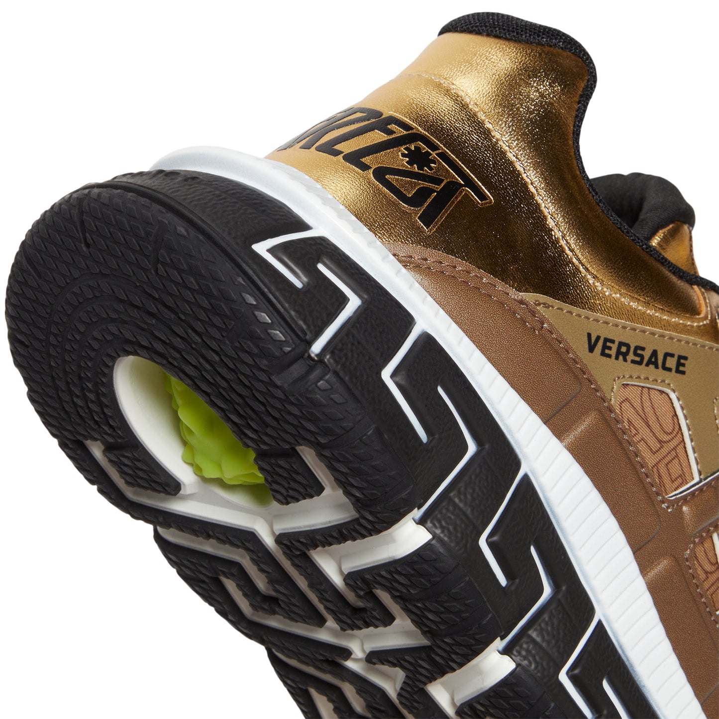 Versace Trigreca Sneaker (Gold/Brown/Beige)