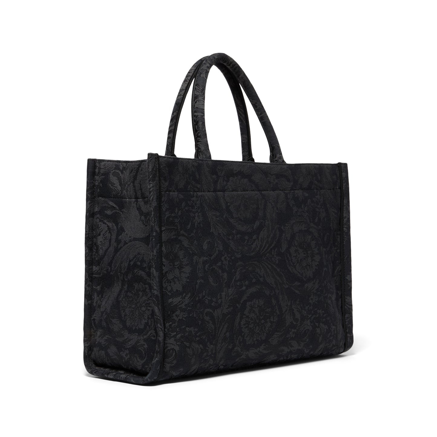 Versace Barocco Athena Large Tote (Black/Versace Gold)
