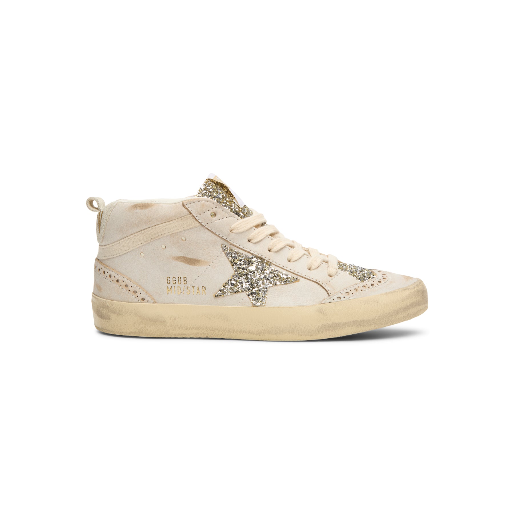 Golden Goose Mid Star Leather Upper And Toe (Beige/Platinum) – CNCPTS