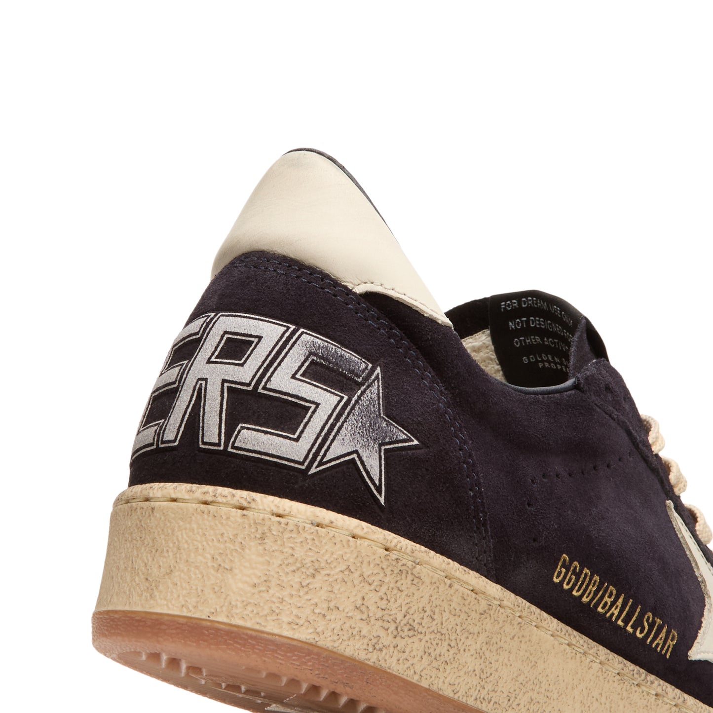 Golden Goose Ballstar Suede Upper Toe And Spur (Dark Blue/White)