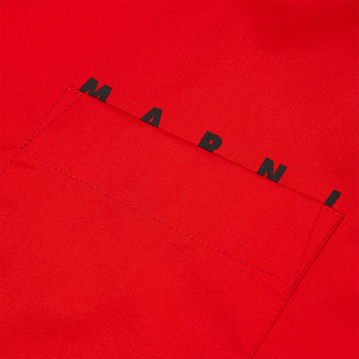 MARNI Bowling Shirt with Hidden Logo (Red)
