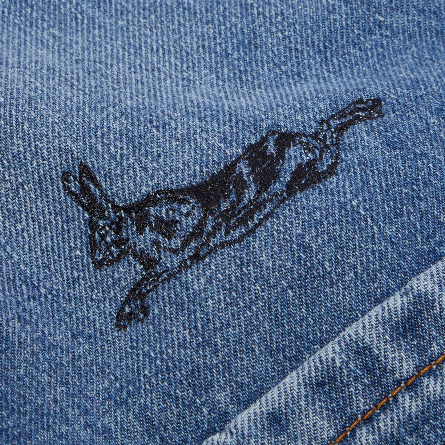 MARNI Embroidered Denim Shirt (Azure)