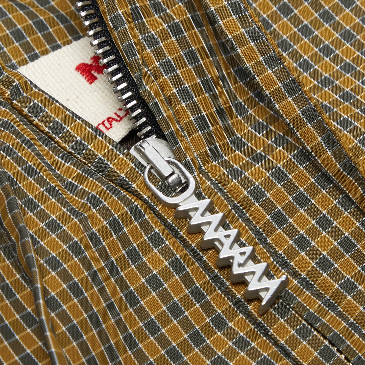 MARNI Checked Nylon Trunkaroo Logo Jacket (Black)